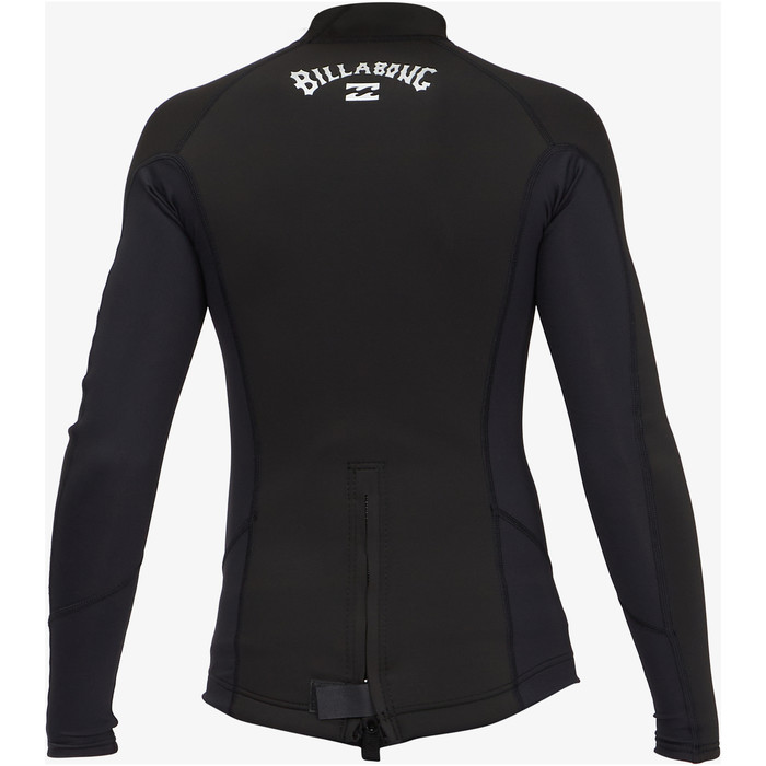 2023 Billabong Mens Absolute Poly Lite 1mm Wetsuit Jacket ABYW800113 - Black